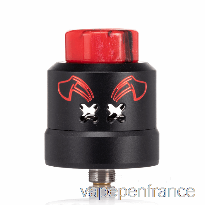 Hellvape Lapin Mort Max 28mm Bf Rda Stylo Vape Rouge Noir